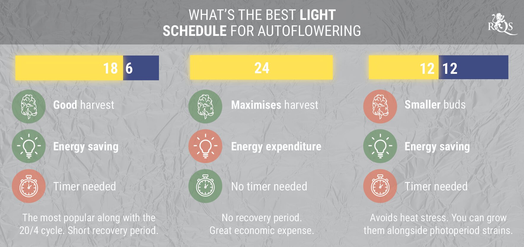 WHAT’S THE BEST LIGHT SCHEDULE FOR AUTOFLOWERING CANNABIS?