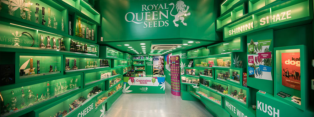 Besøg Royal Queen Seeds butikken i Barcelona