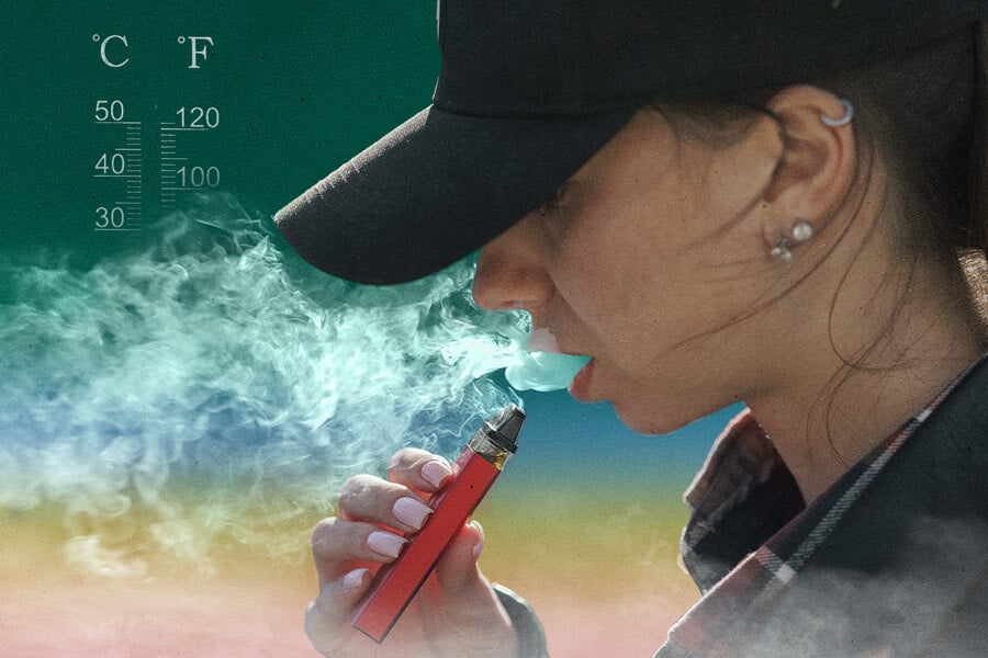 Ideelle temperaturer til vaping af cannabis