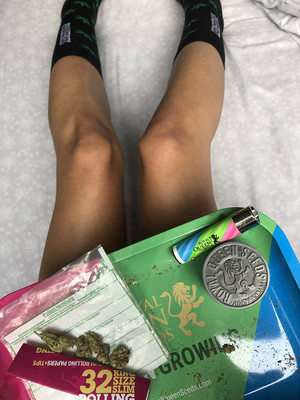 RQS sokker med hashblade RQS sokker med hashblade