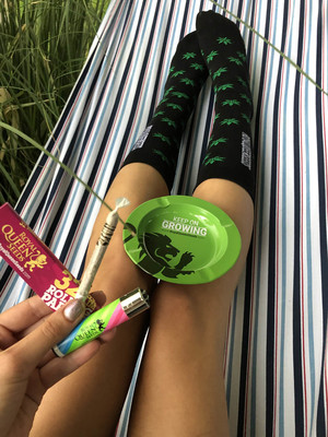 RQS sokker med hashblade RQS sokker med hashblade